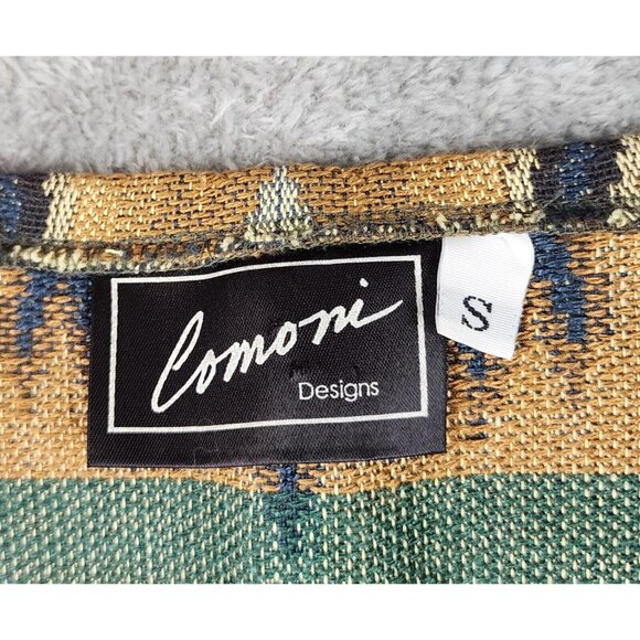 Comoni Designs Womens Small Navajo Tapestry Leather Southwestern Vintage Top - Picture 3 of 7